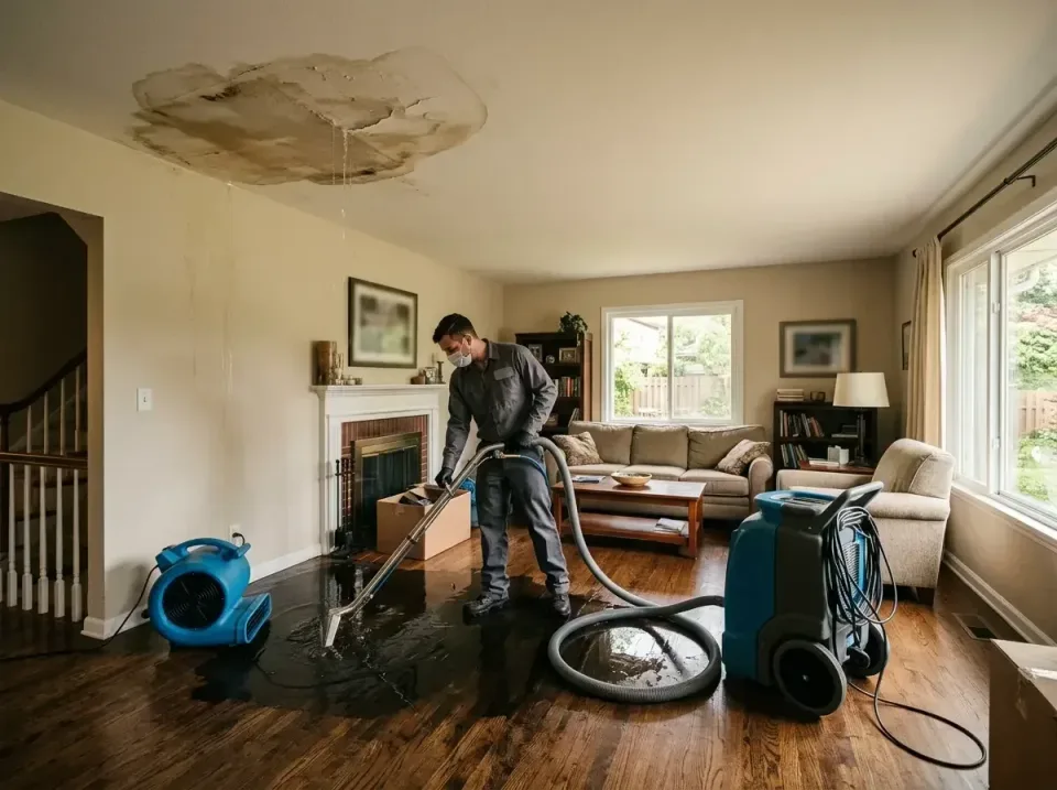 attic-pipe-burst-ceiling-drip-008 — frequently asked questions, Water Damage Restoration & Carpet Care in Honea Path, SC